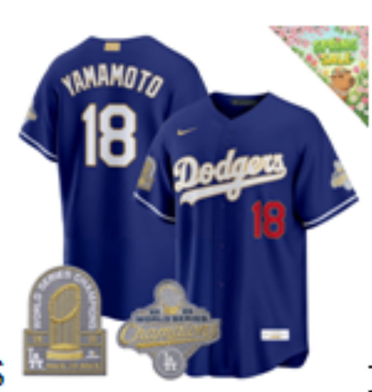 Men 2026 Los Angeles Dodgers #18 Yamamoto blue Game Nike MLB Jersey 0404001